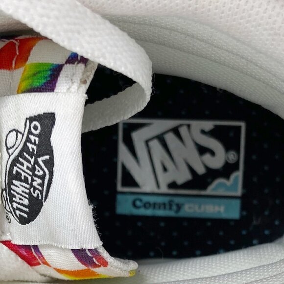 VANS | Customized Unique Tie Dye Checkerboard SK8-HI High Tops 12 Mens - Picture 14 of 15